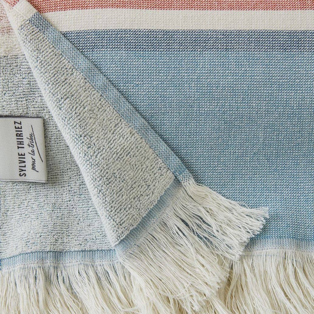 Blau gestreifte Fouta