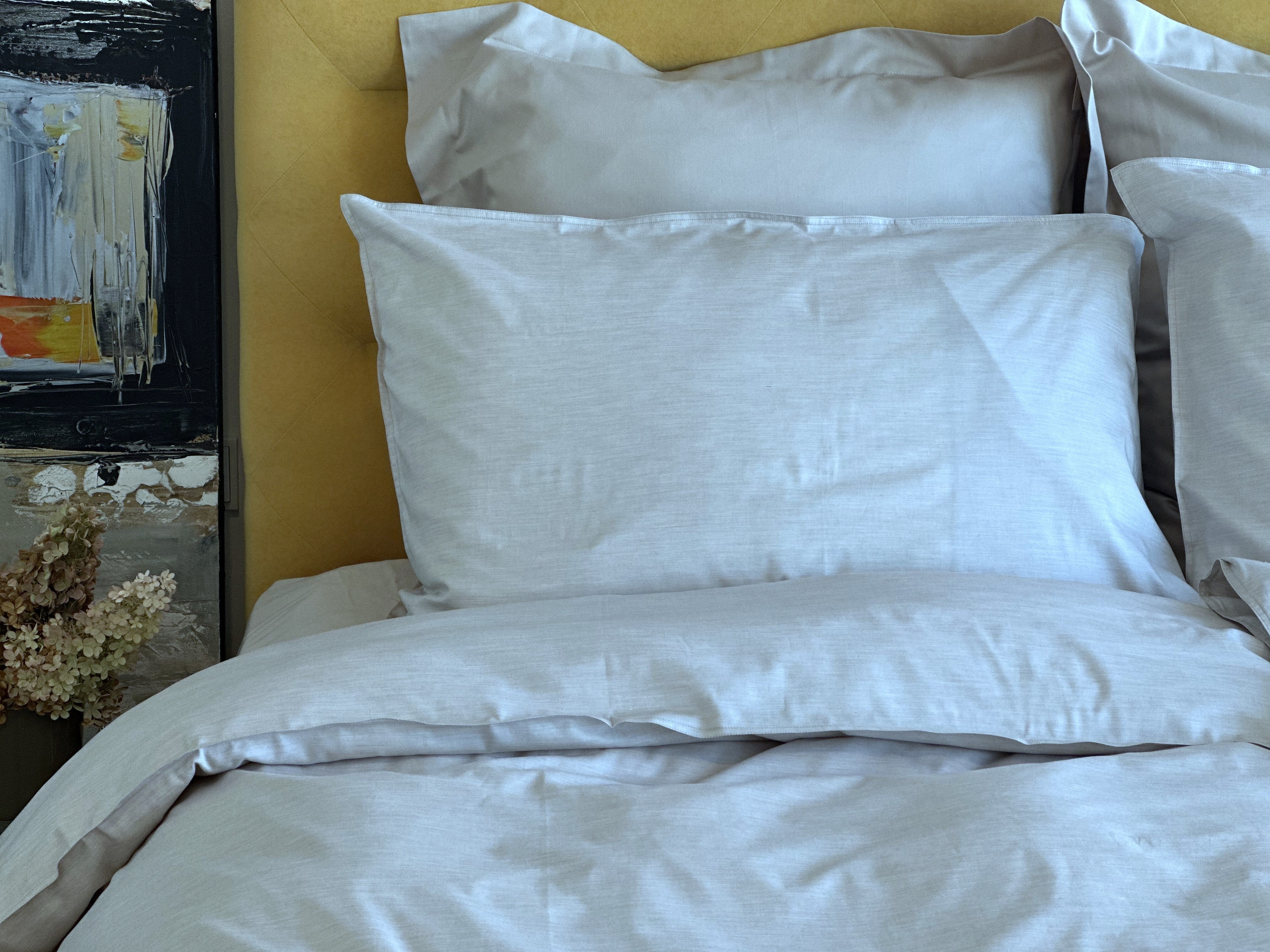 Bettwäsche Set Bianca 100% mercerisierte Baumwolle Satin 275 TC bügelleicht