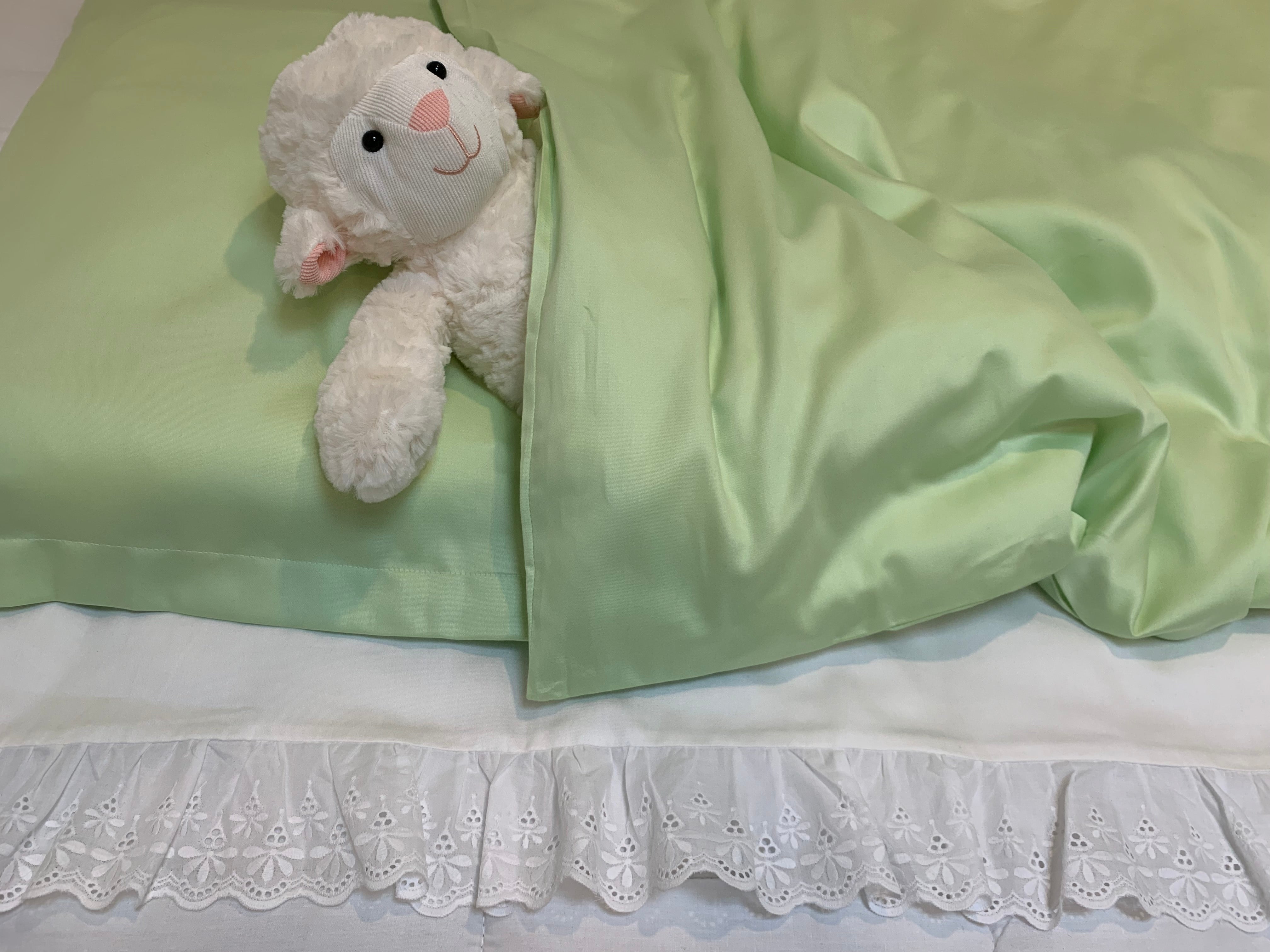 Children's bed linen set Uni color 100% cotton satin
