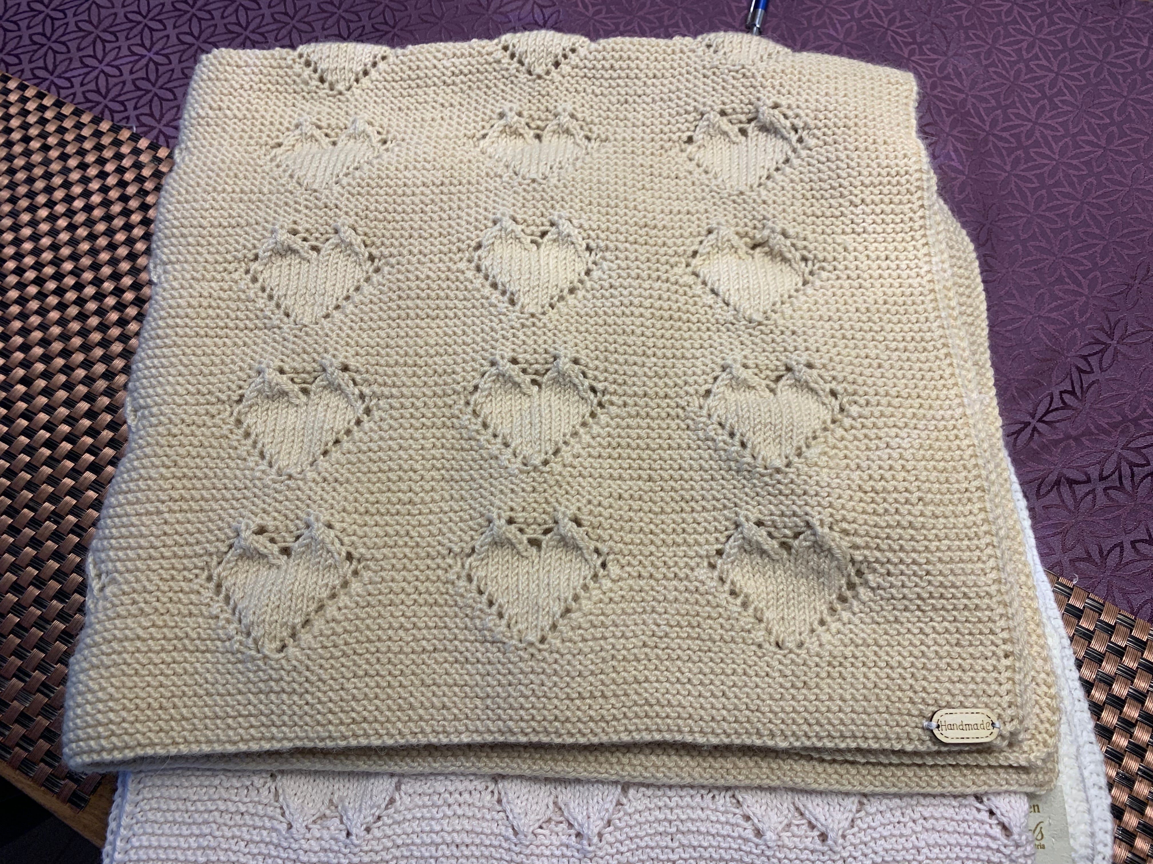 Baby Strickdecken Alpaka Wolle