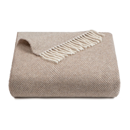 NEU! Wolldecke 80% Wolle 20% Kaschmir 130x170 cm