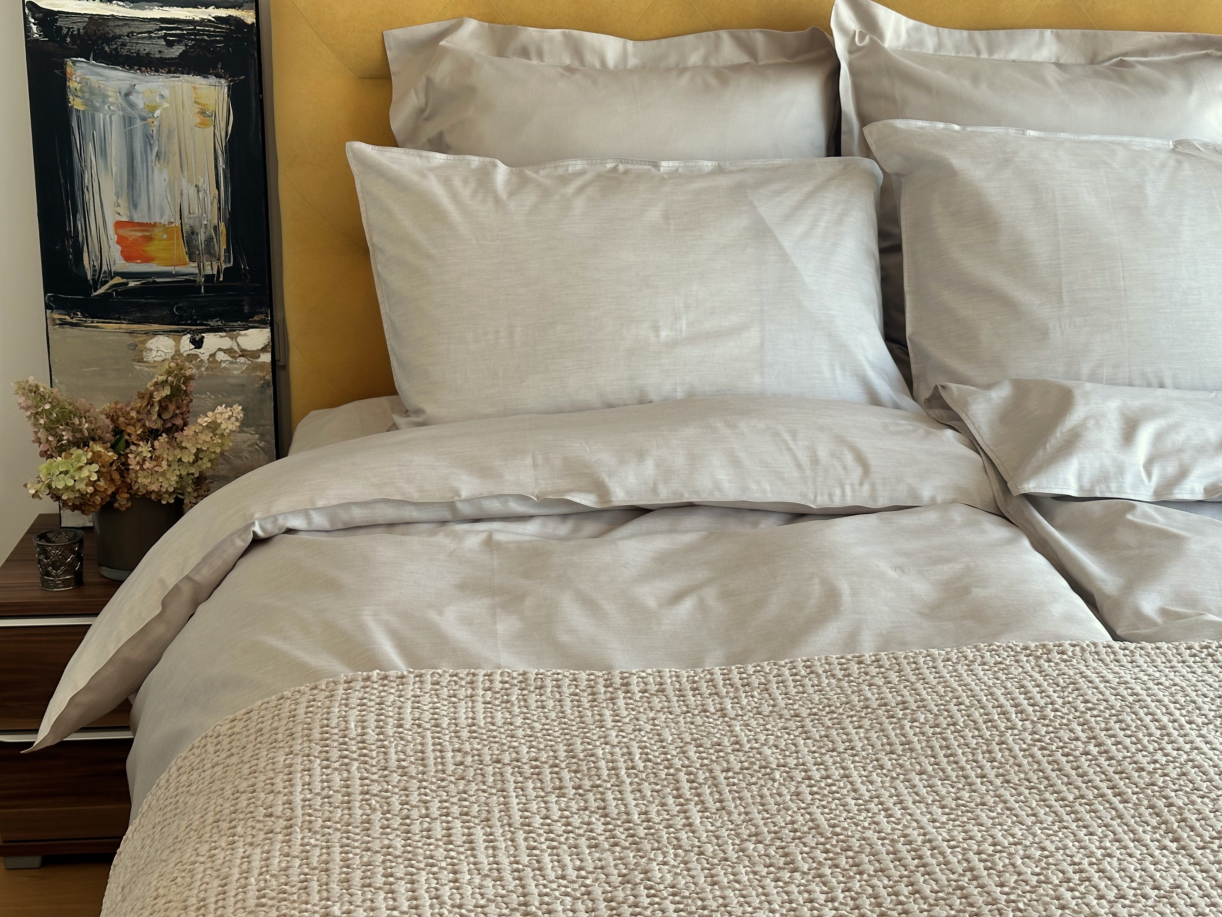 Bettwäsche Set Bianca 100% mercerisierte Baumwolle Satin 275 TC bügelleicht