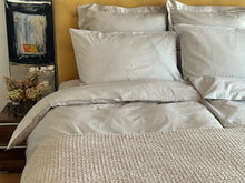 Load image into Gallery viewer, Bed linen set Aralia 100% mercerized cotton satin 300 TC easy iron
