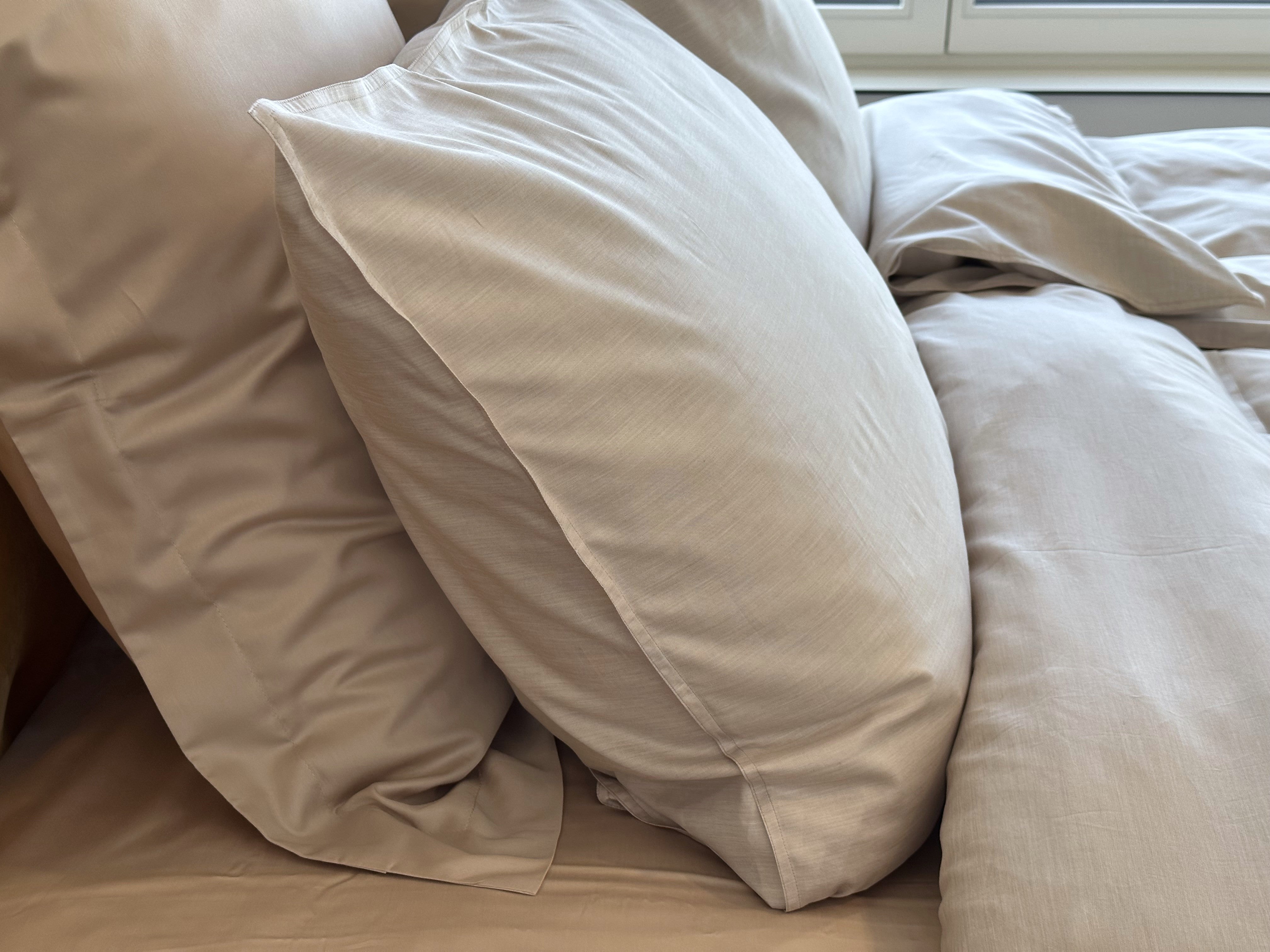 Bettwäsche Set Bianca 100% mercerisierte Baumwolle Satin 275 TC bügelleicht
