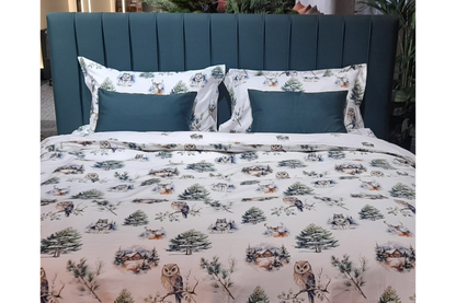 Bettwäsche Set Chalet 100% mercerisierte Baumwolle Satin 300 TC bügelleicht