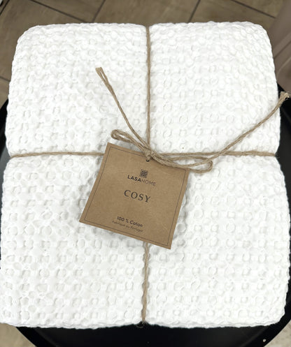 Waffle blanket Cozy 100% cotton