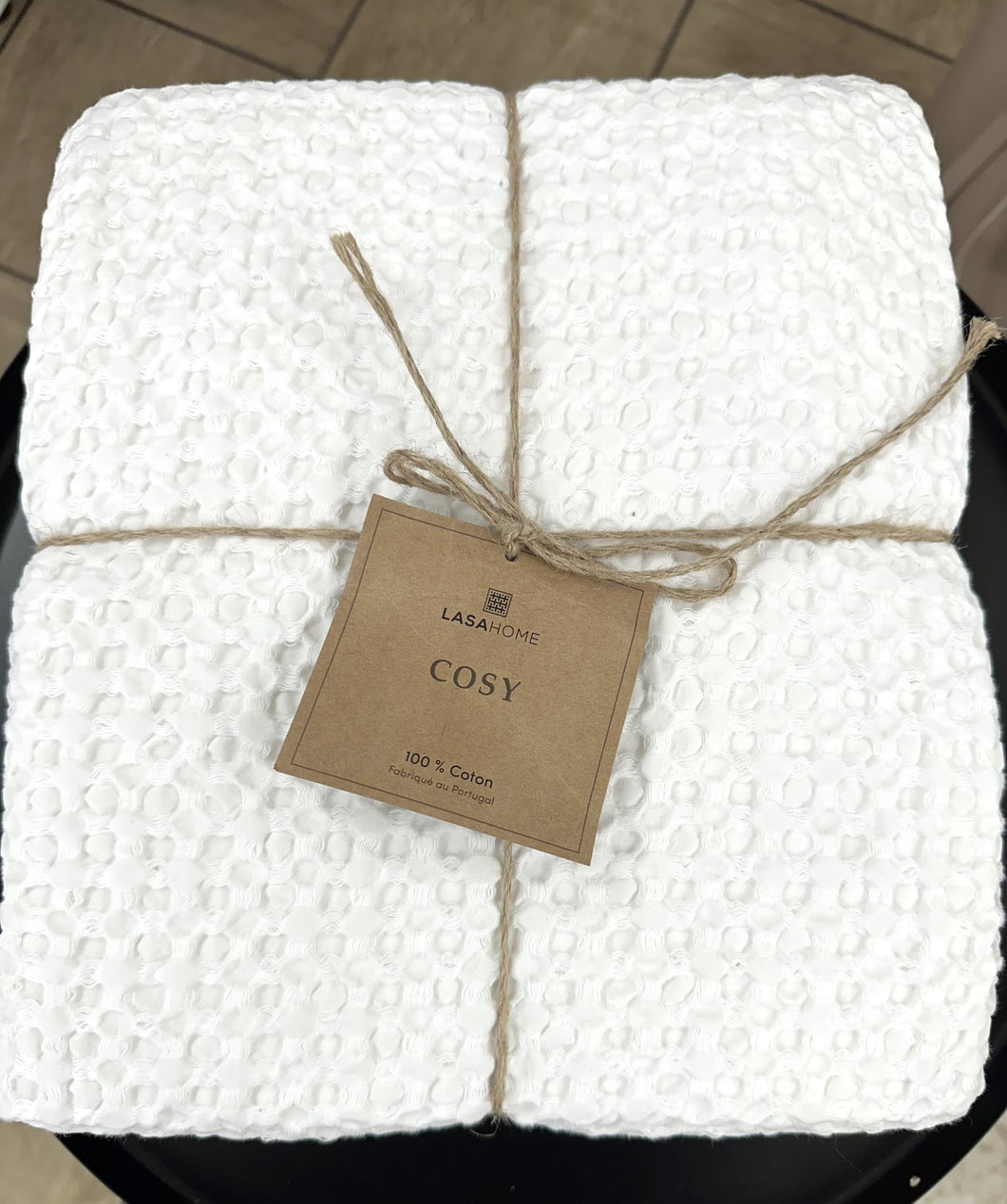 Waffeldecke Cozy 100% Baumwolle