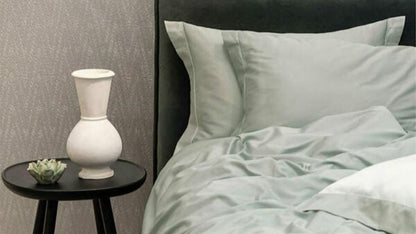 Kissenbezüge Set Uni Farbe 100% mercerisierte Baumwolle Satin 300 TC bügelleicht