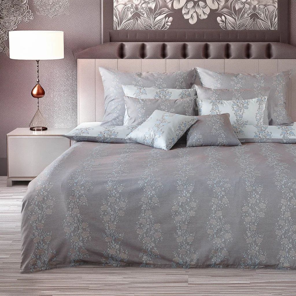 Damask bedding set Isabella cream 100% cotton 600 TC