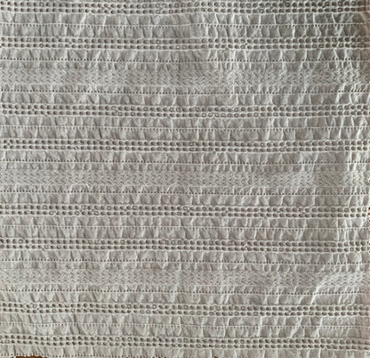 Seersucker bed linen taupe 100% cotton, non-iron