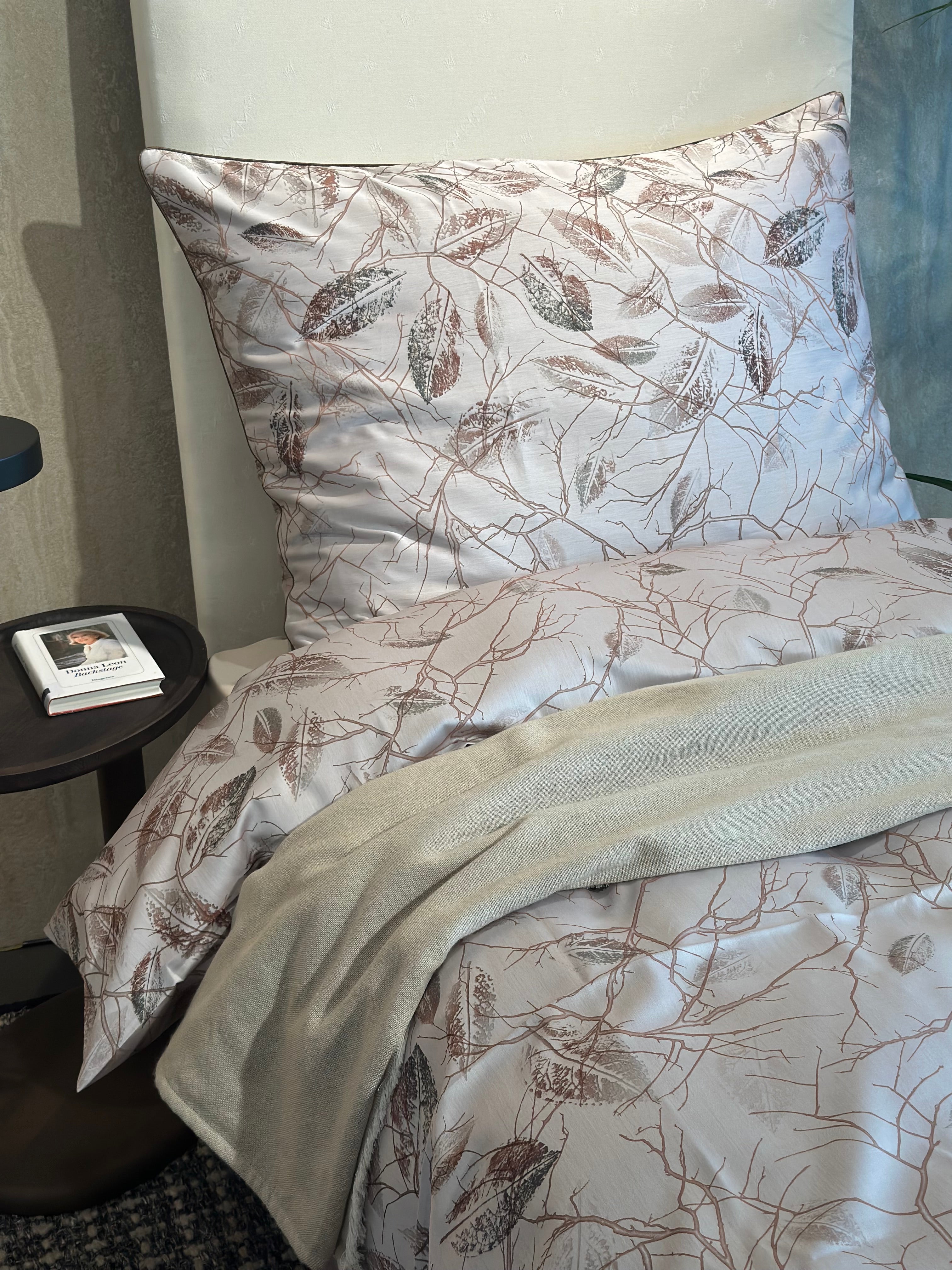 Damask bedding set Isabella cream 100% cotton 600 TC
