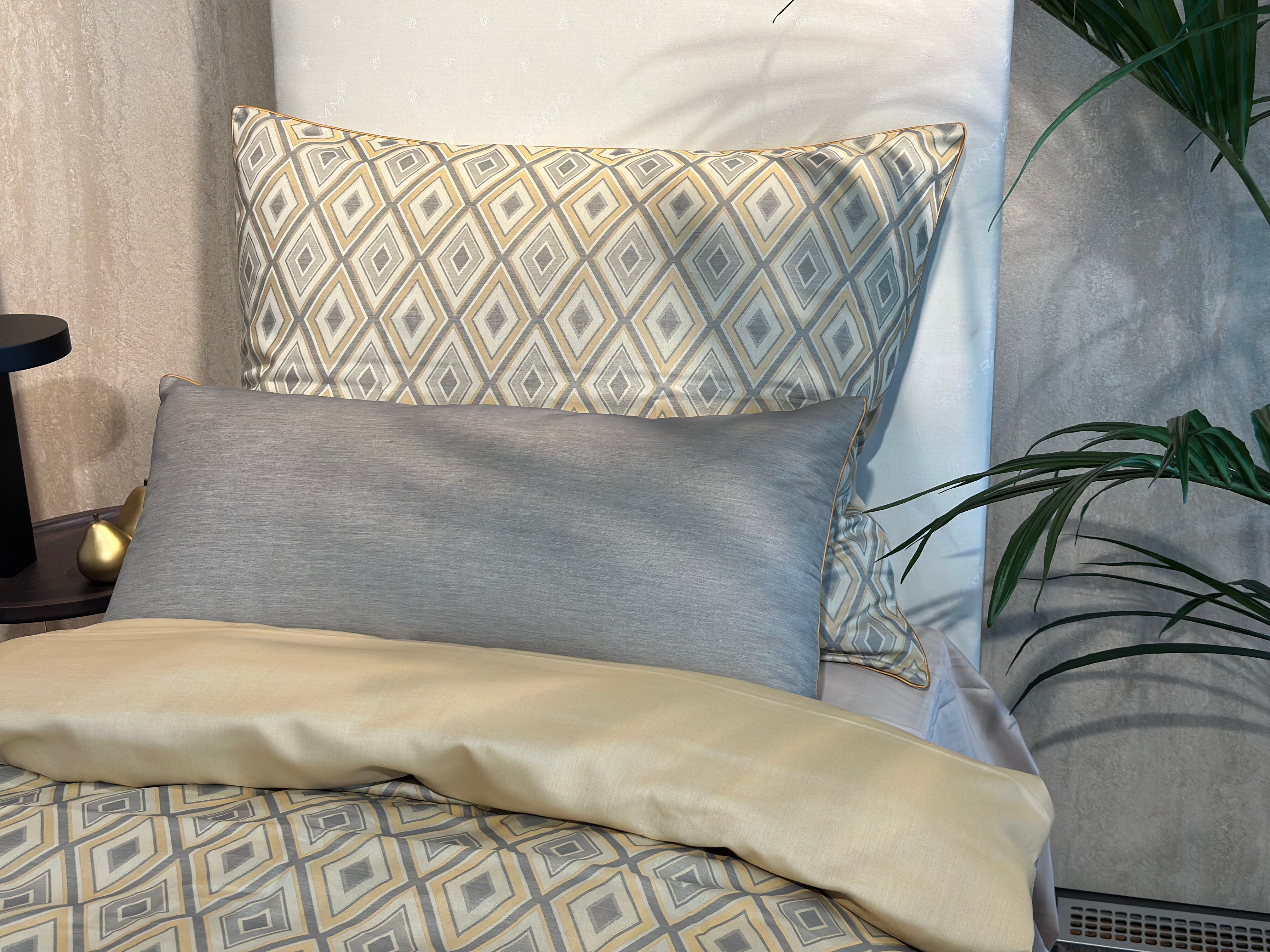 Damask bedding set Isabella cream 100% cotton 600 TC