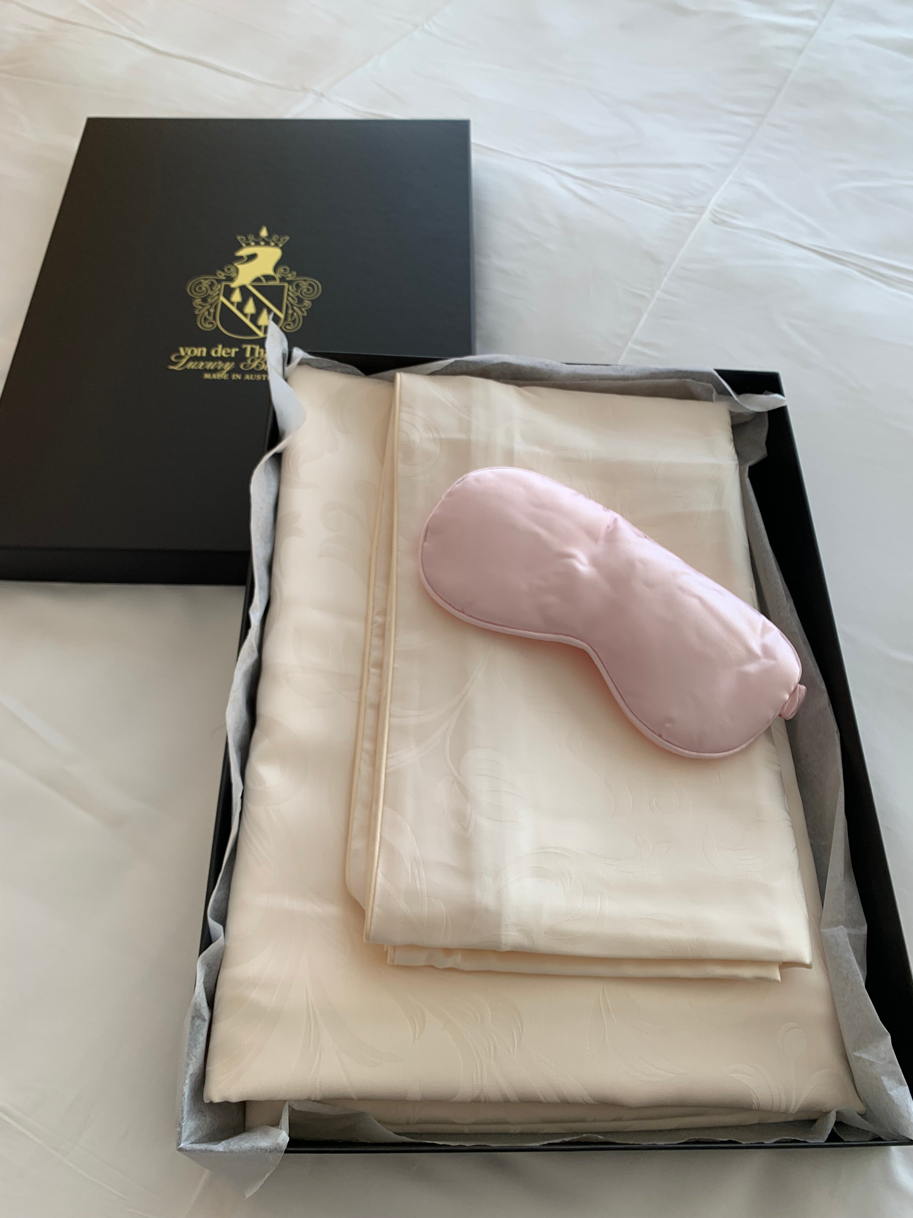 Damast Bettwäsche Set Isabella Creme 100% Baumwolle 600 TC
