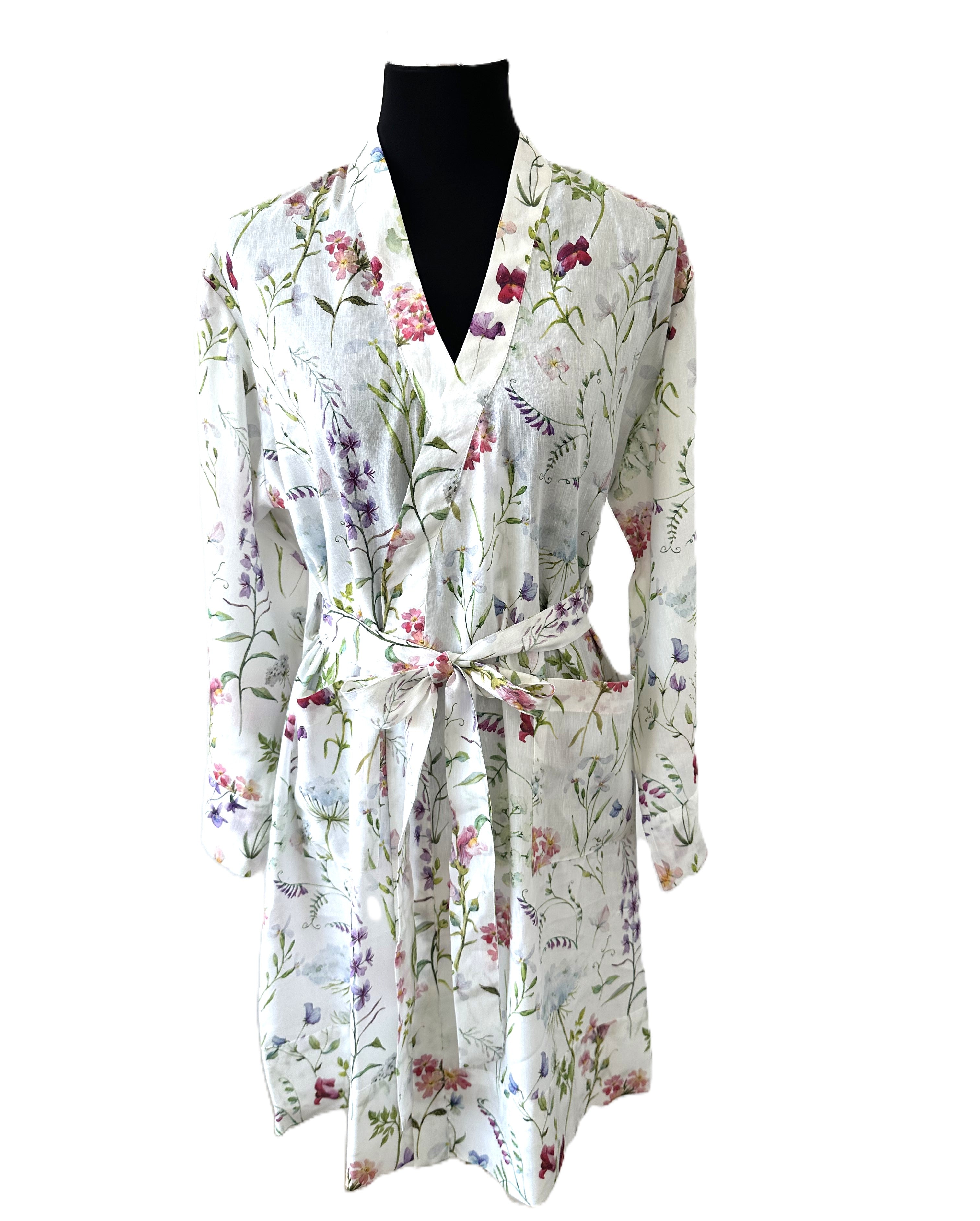 <transcy>Satin Kimono Crystal Peony 100% mercerized cotton satin 300 TC</transcy>