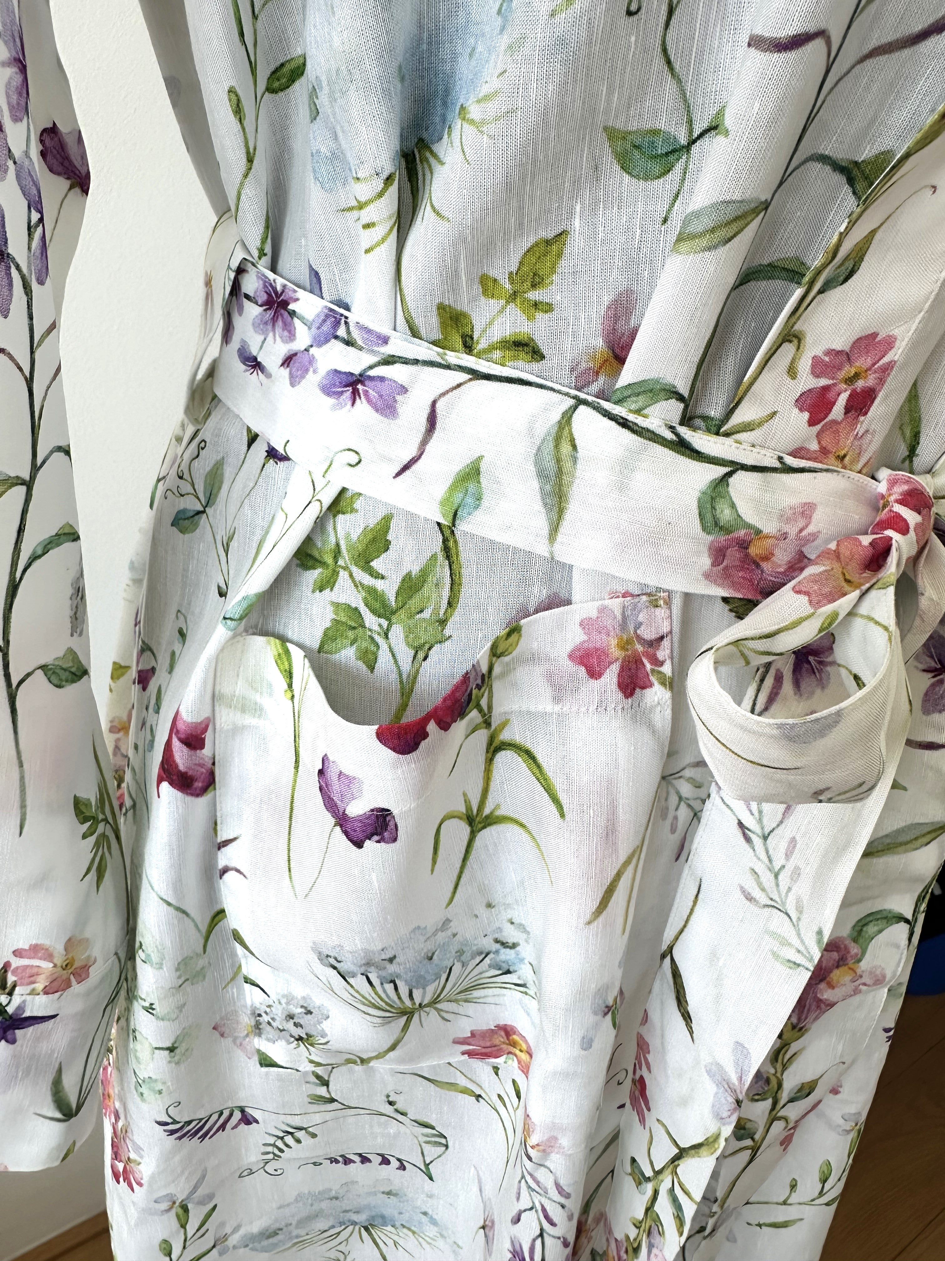 <transcy>Satin Kimono Crystal Peony 100% mercerized cotton satin 300 TC</transcy>