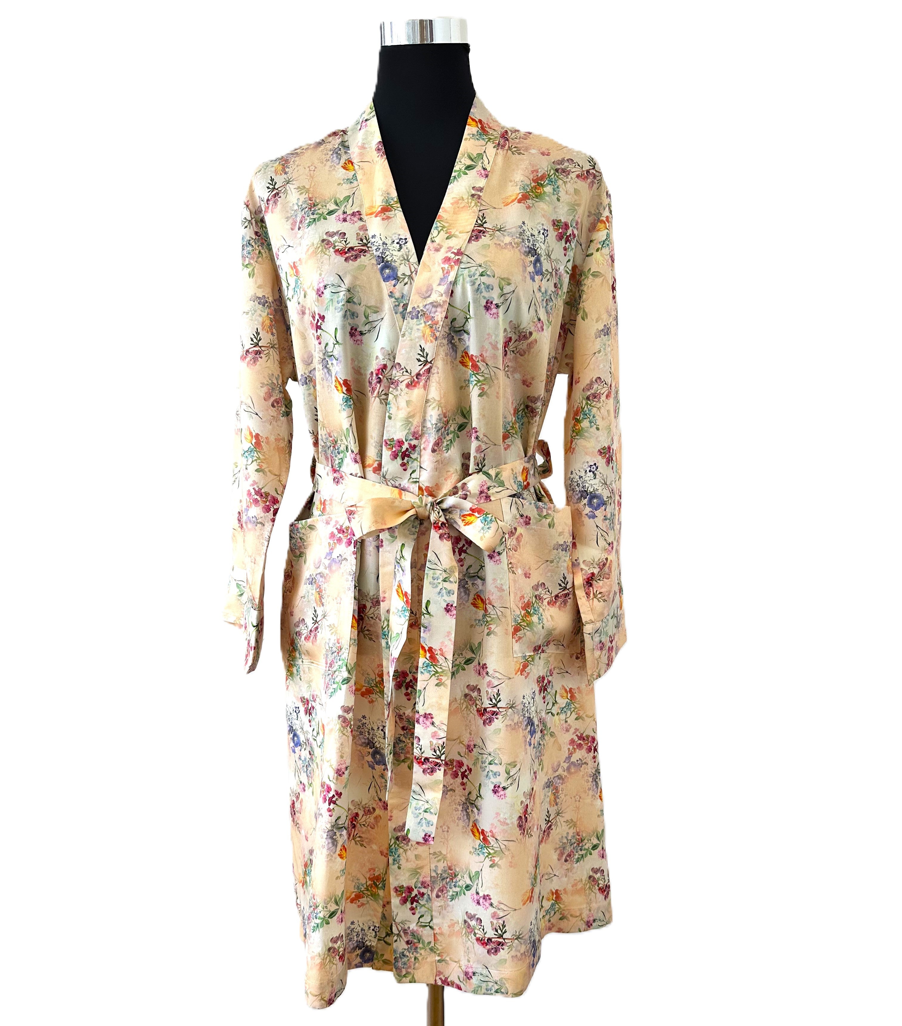 <transcy>Satin Kimono Crystal Peony 100% mercerized cotton satin 300 TC</transcy>