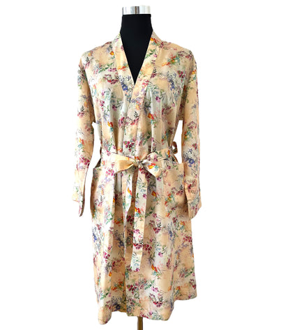 <transcy>Satin Kimono Crystal Peony 100% mercerized cotton satin 300 TC</transcy>