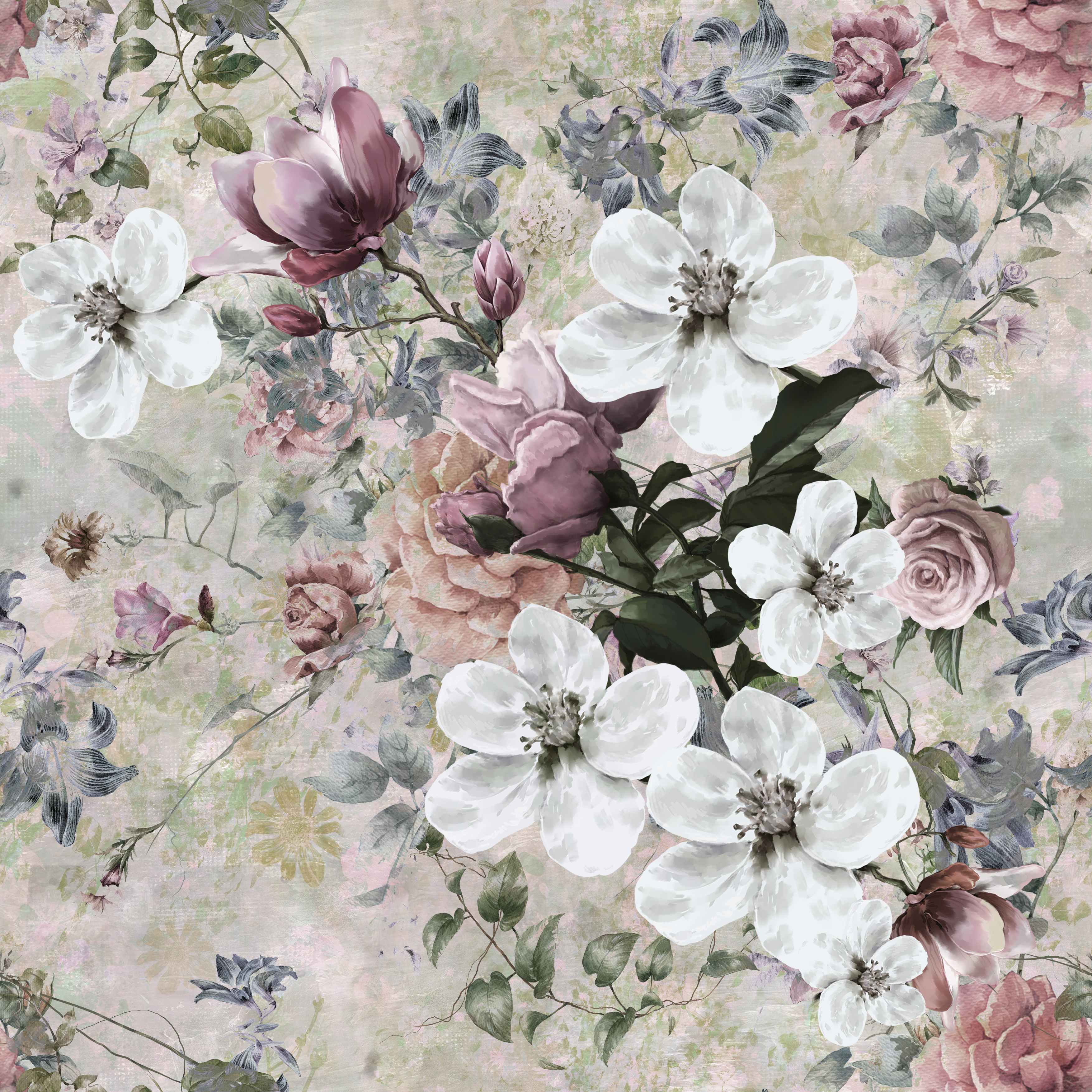 Bettwäsche Set Magnolia Pink 100% mercerisierte Baumwolle Satin 300 TC bügelleicht