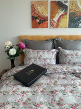 Load image into Gallery viewer, Bed linen set Monet Silver 100% Lyocell Satin 250 TC
