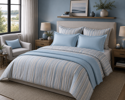 NEW! Bed linen set English Rose 100% mercerized cotton satin 300 TC easy-iron