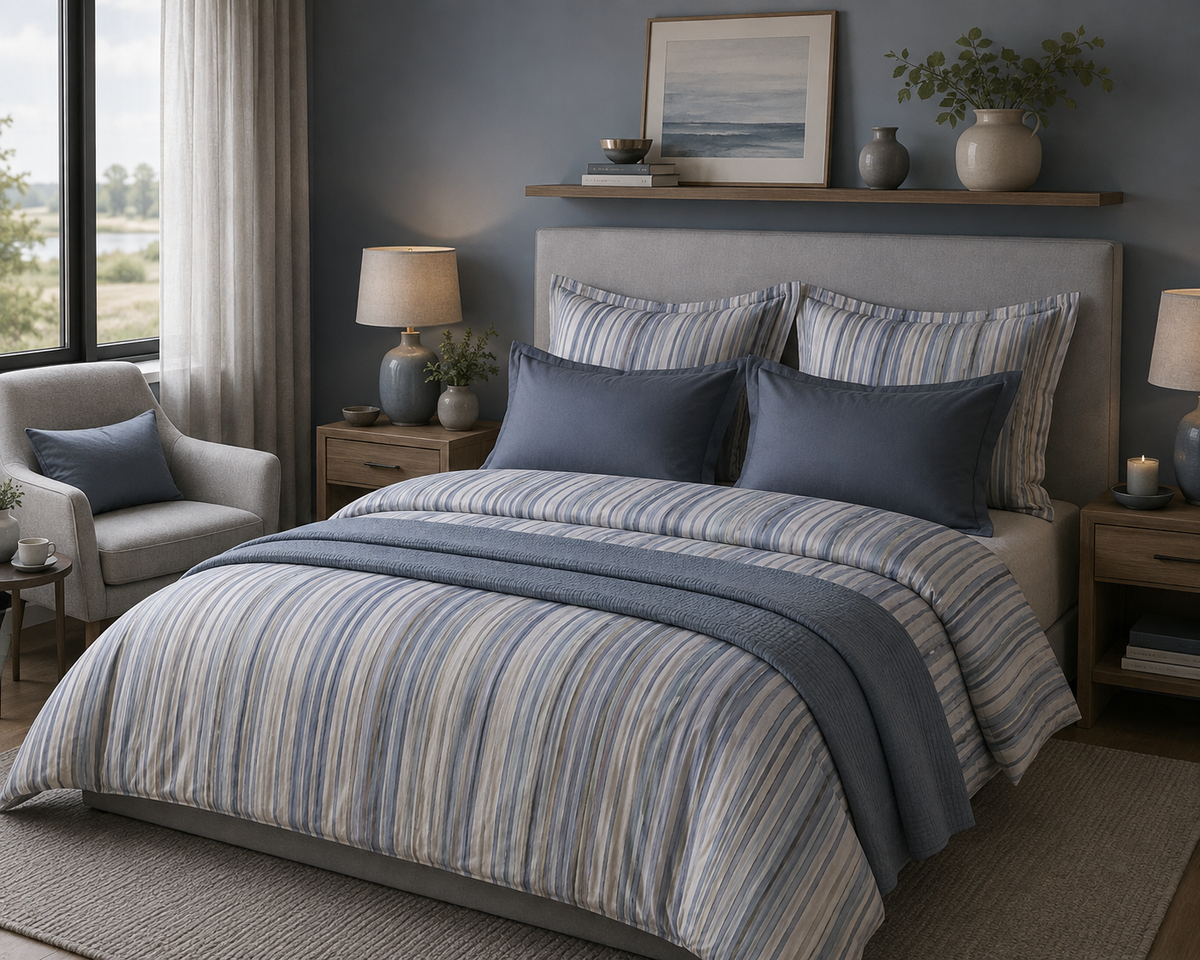 NEW! Bed linen set English Rose 100% mercerized cotton satin 300 TC easy-iron