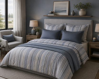 NEW! Bed linen set English Rose 100% mercerized cotton satin 300 TC easy-iron