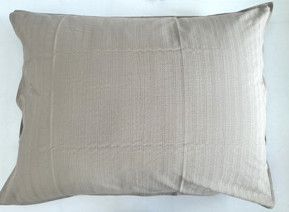 Seersucker bed linen taupe 100% cotton, non-iron