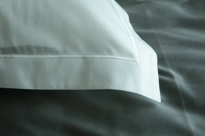 Pillowcases Crystal Uni 100% mercerized cotton satin 300 TC easy iron