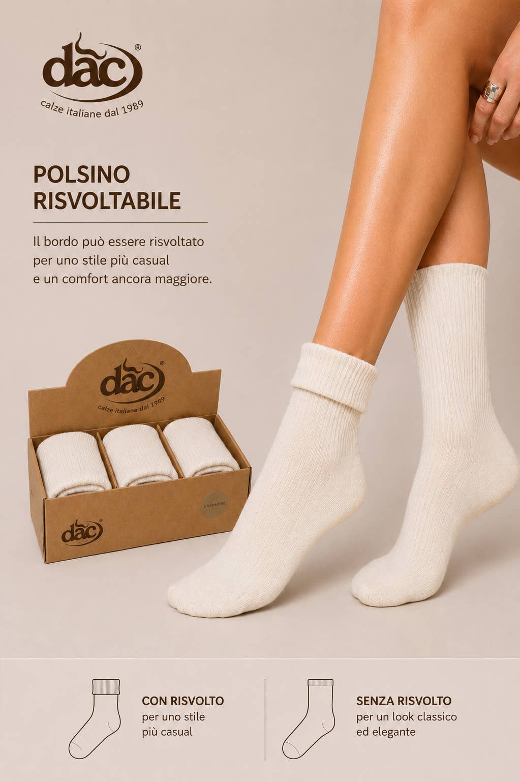 Bettsocken aus KASCHMIR, 3 Paar Damensocken