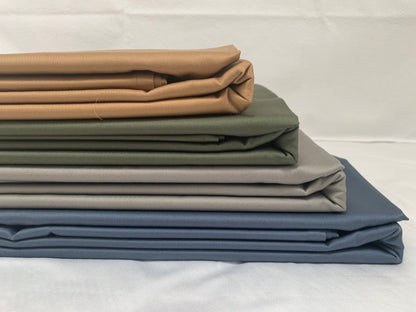 <transcy>Satin bed sheet 100% mercerized cotton satin 300 TC uni color</transcy>