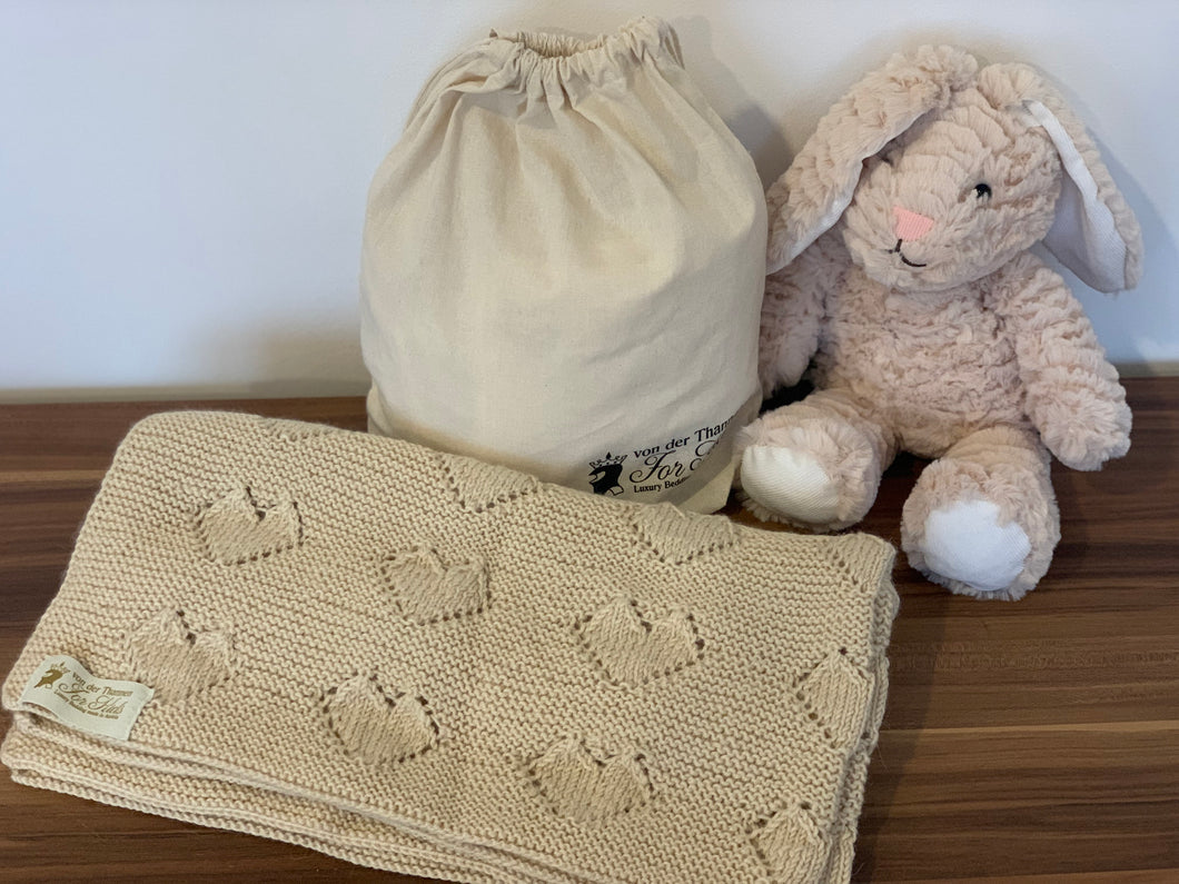 Alpaca wool baby knitted blankets