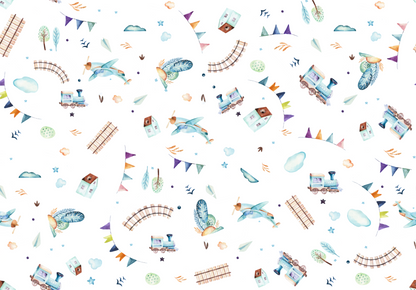 Children's bedding set Robin 100% cotton