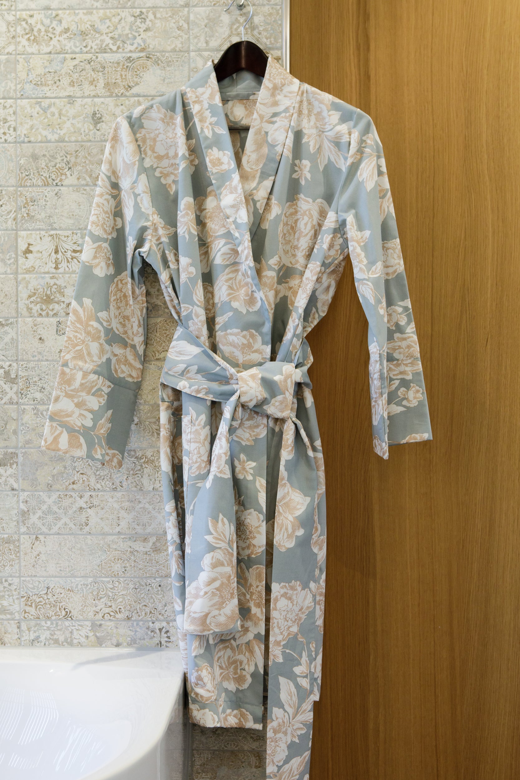 Satin Kimono 100% Baumwolle
