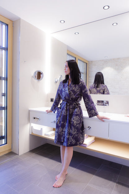 Satin Kimono 100% Baumwolle